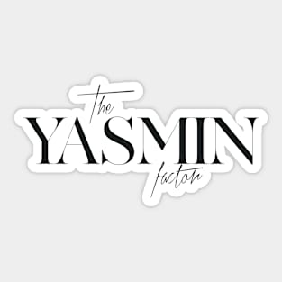 The Yasmin Factor Sticker